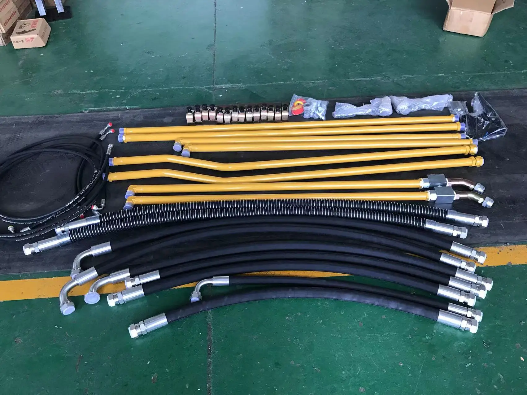 High Quality PC200 Hydraulic Breaker Piping Kits Hydraulic Hoses
