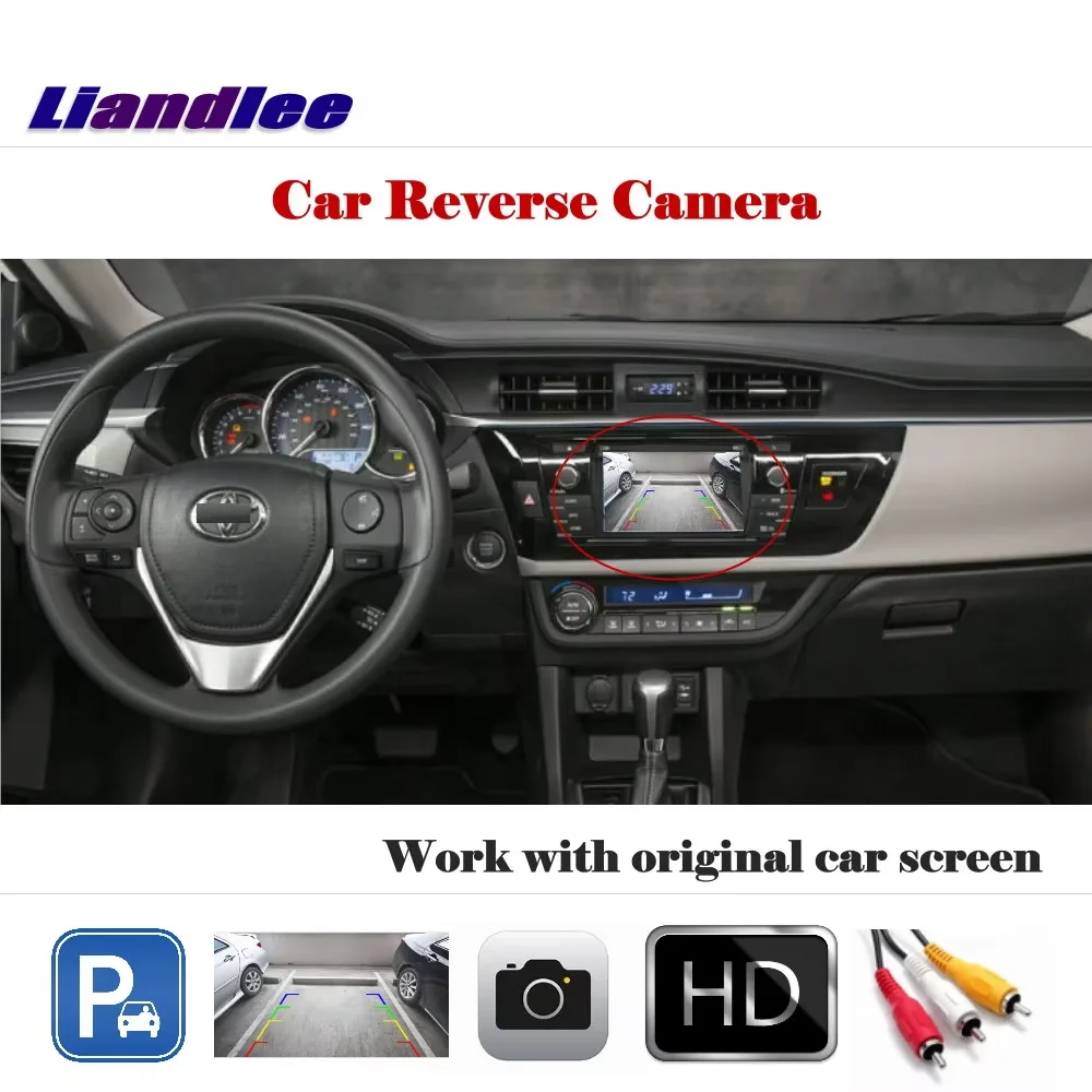 Factory Screen Car Reverse Camera For Toyota Corolla Levin 2015-2020 Original Display Rear View HD CCD CAM Accessories