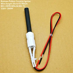 220V300W Wood Pellet Ceramic Igniter Quick Ignition, Durable & Energy-Saving, Ideal for Fireplaces, Grill