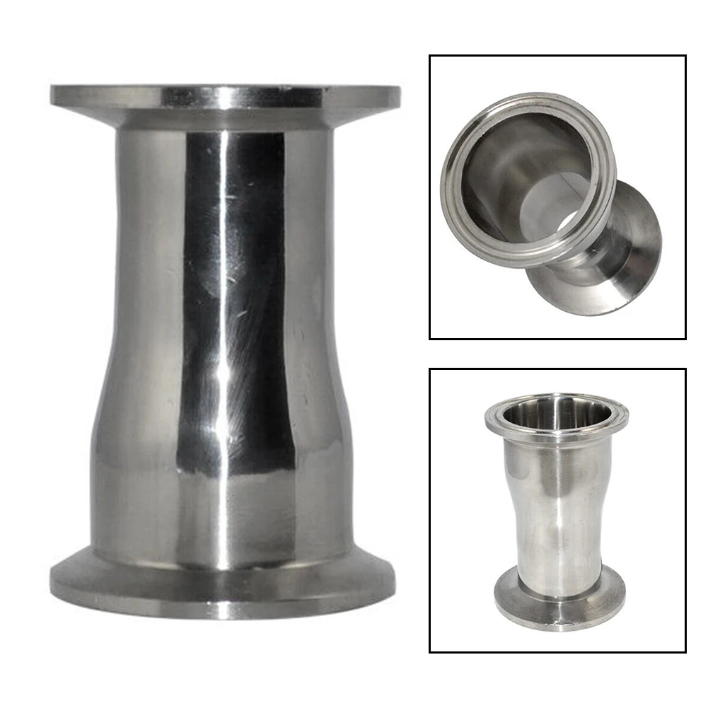 Tri Clamp Adapter Reducing Fitting Made from 304 Stainless Steel Designed to Meet Industrial Standards Across Multiple Sectors