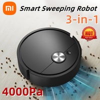 Xiaomi Mijia Smart Sweeping Robot 3 In 1 Vacuum Cleaner 4000pa Strong Suction Easy To Use For Hard Floors Pet Hair Carpets