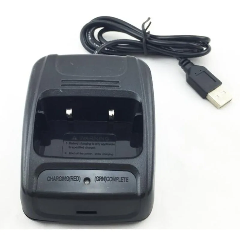 Baofeng BF- 888S Li-ion Radio Battery Charger AC 100-240v USB for Baofeng  BF-777S BF-666S Retevis H777 Walkie Talkie