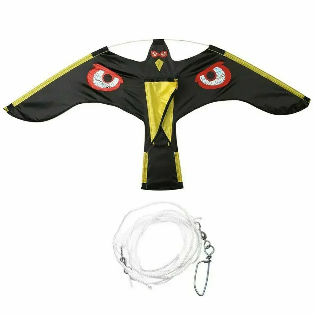 Emulation Flying Hawk Kite Bird Scarer Drive Bird Kite Bird Repellent for Garden Scarecrow Yard