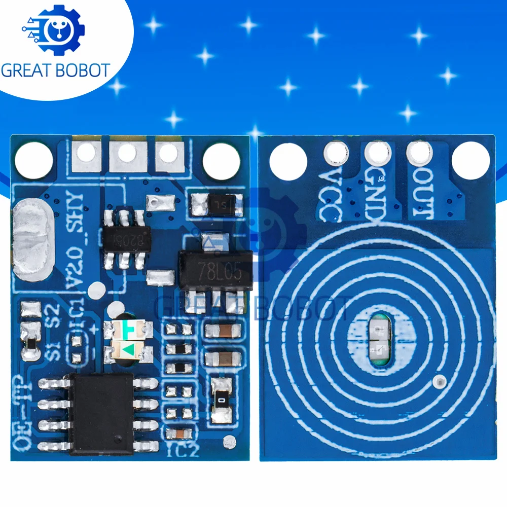 1Pc OE-TP 10A DC Capacitive Touch Dimmer Module, LED Brightness Control Switch