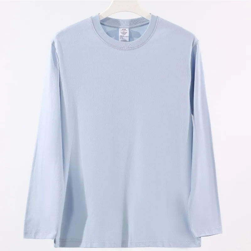 レディース Tシャツ 長袖 Oネック コットン Tシャツ 原宿 無地 ホワイト レジャー ストリートウェア 韓国 レディース 秋 トップス 2025