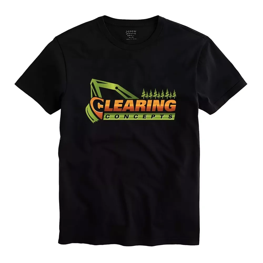 Clearing Concepts Men Unisex Black   Tees High Quality 100%Cotton Short Sleeve