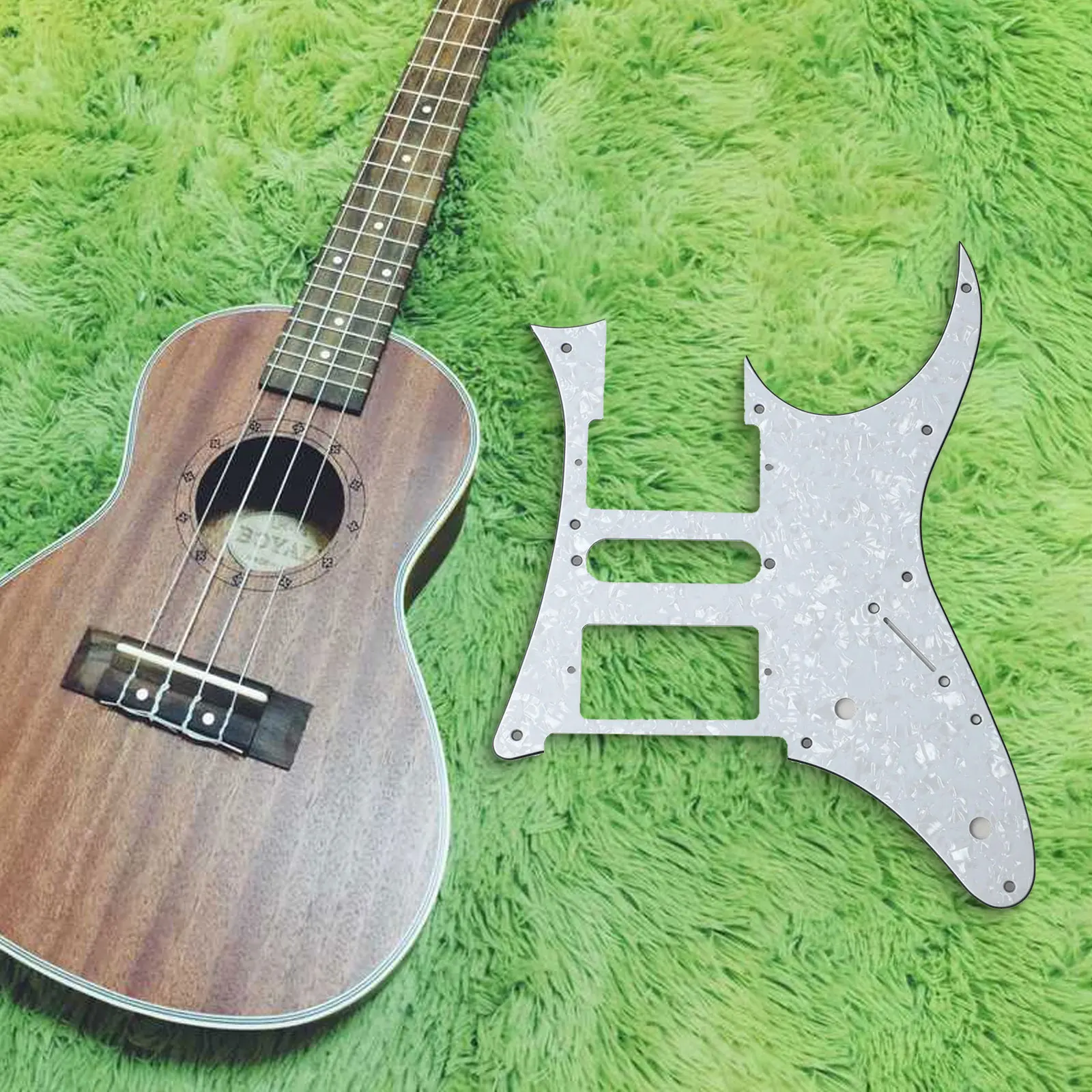 Guitar Pickguard Replacement for Ibanez RG250 Designed for 2 Humbucker and Single Coil Pickups 10 Hole Scratch Plate