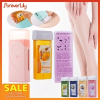40W Roll On Depilatory Wax Heater Machine Portable Wax Cartridge Hair Removal Cream Heating Device Home Epilator Waxing Warmer