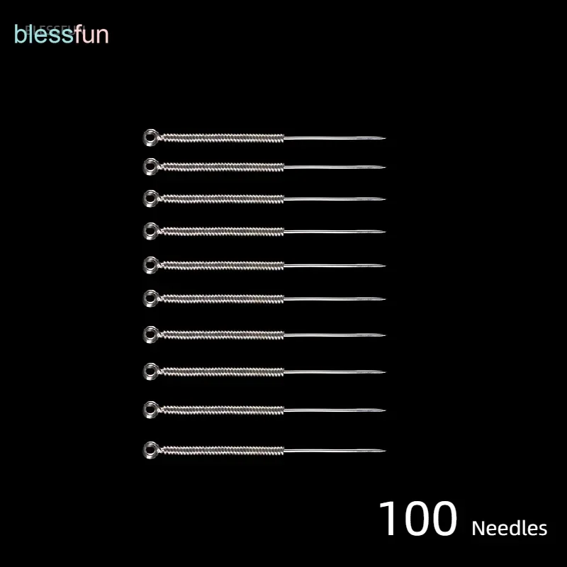 100 Pcs Surgical Sterile Needle Mini Mole Removal Pen Needles for Spot Mole Freckle Plasma Point Pen Machine Beauty Equipment