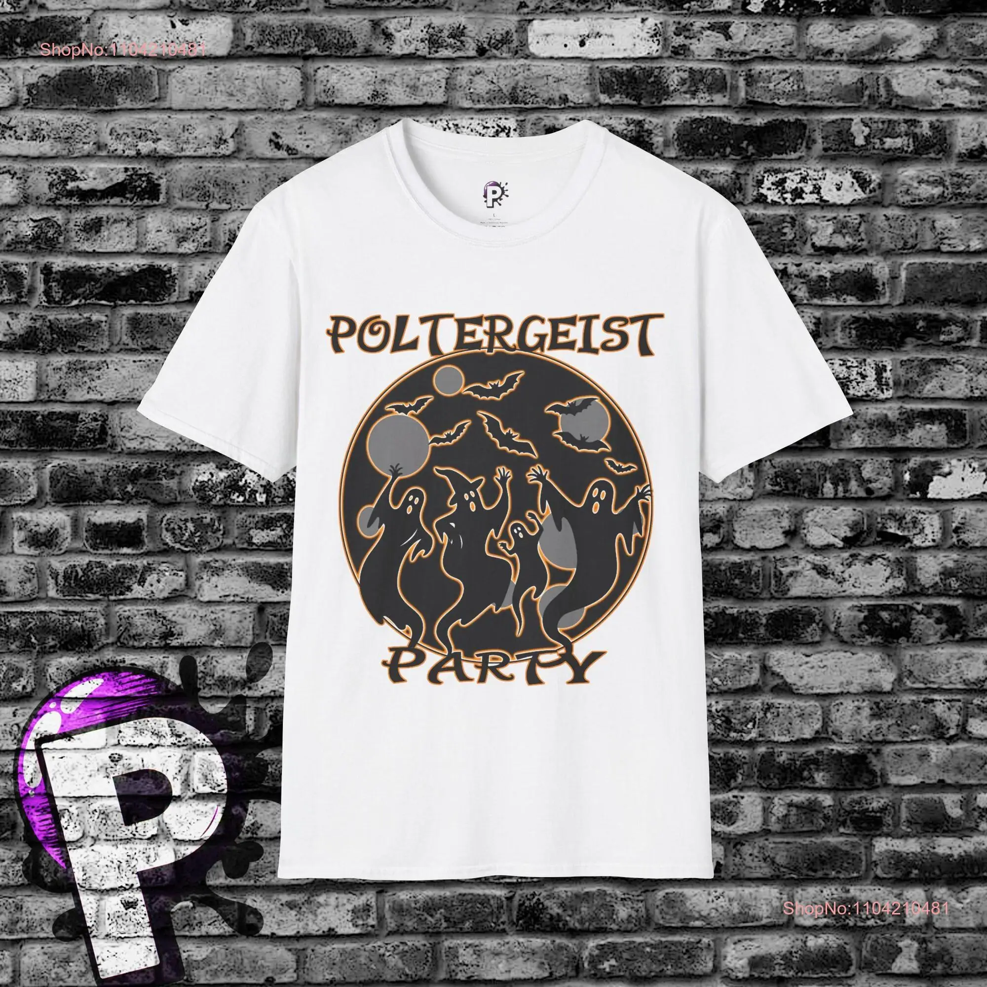 Poltergeist party T Shirt long or short sleeves