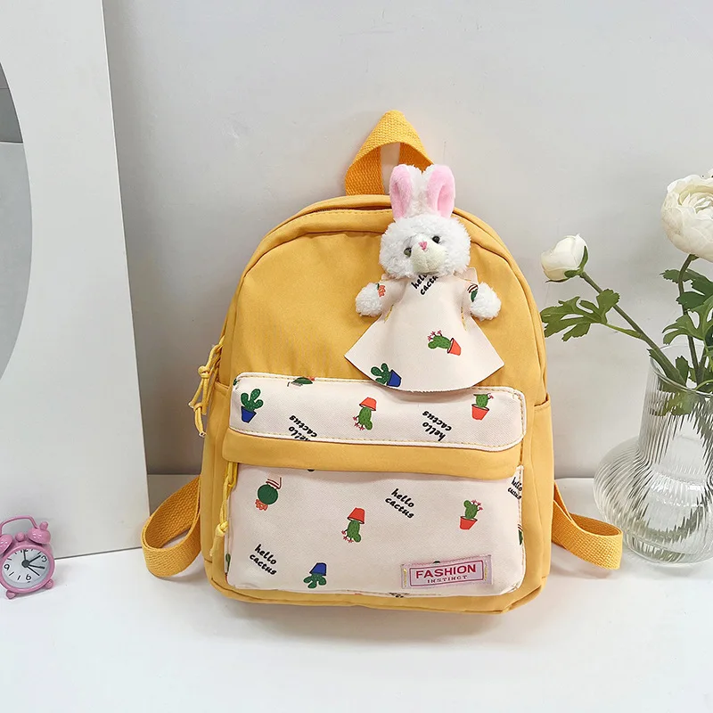 Sac à dos de dessin animé lapin pour filles, sacs à dos pour enfants, sacs d'école pour filles, mère, enfants, tout-petits