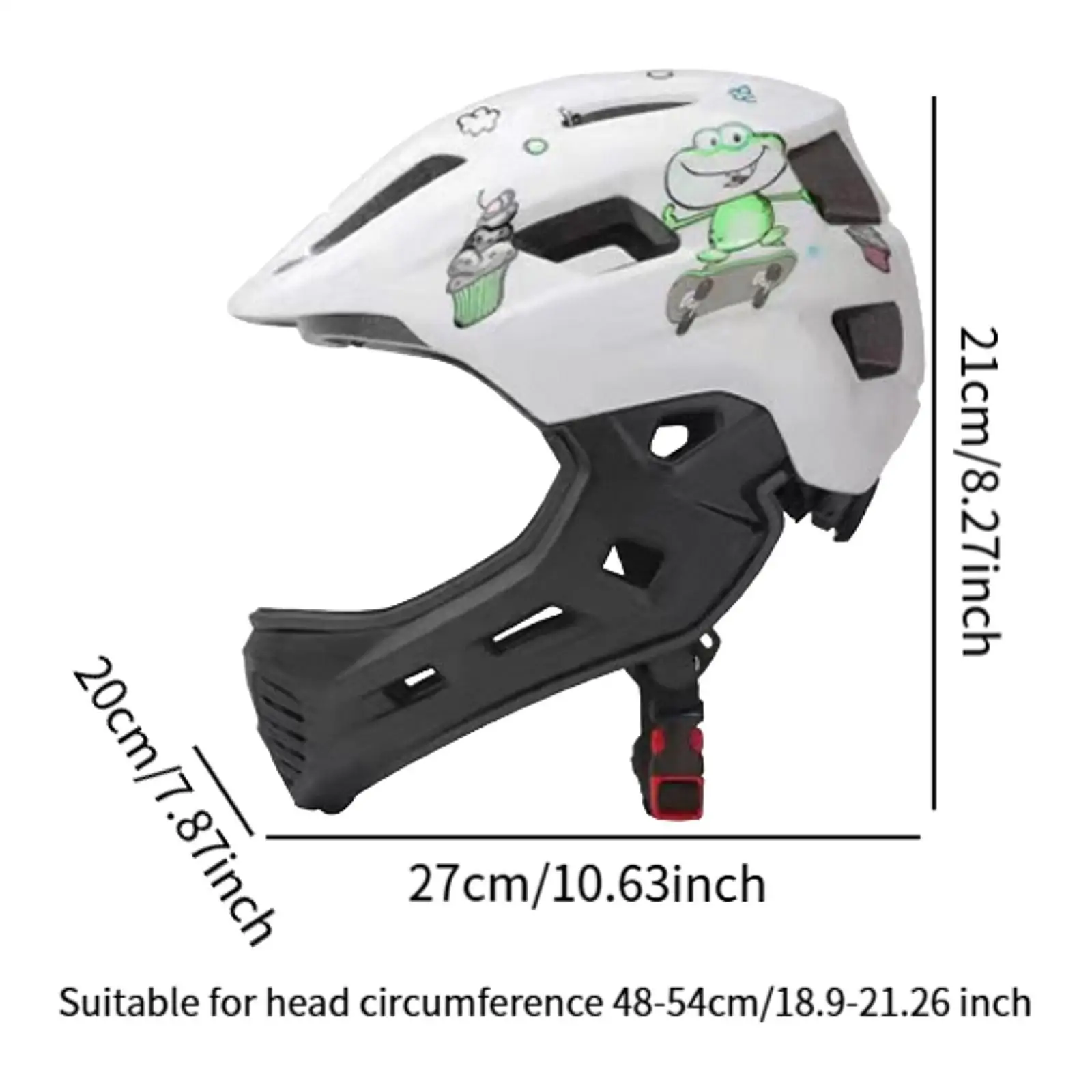 

Kids Bike Helmet Full Face Helmet for Skateboarding Roller Skating Cycling