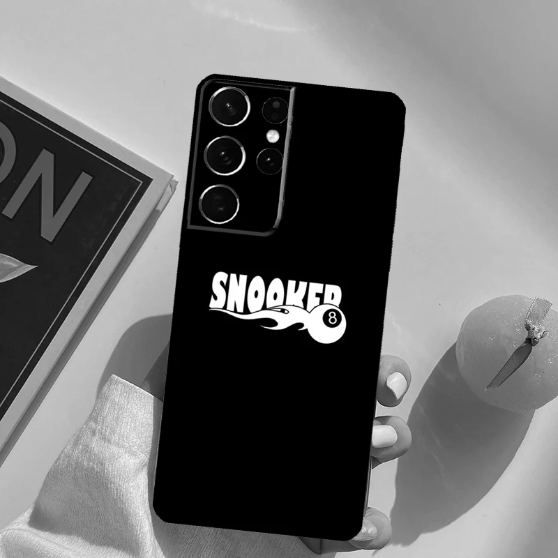 البلياردو السنوكر 8 الكرة قضية الهاتف لسامسونج غالاكسي S24 S25 الترا S20 S21 S22 S23 زائد S9 S10 S24 FE الغطاء الخلفي