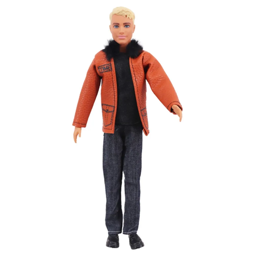 1 Set Ken Doll Handmade Clothes New Fashion T-Shirt/Jacket + Pants for 11.8 Inch Doll Daily Wear DIY Gift，Doll Clothing