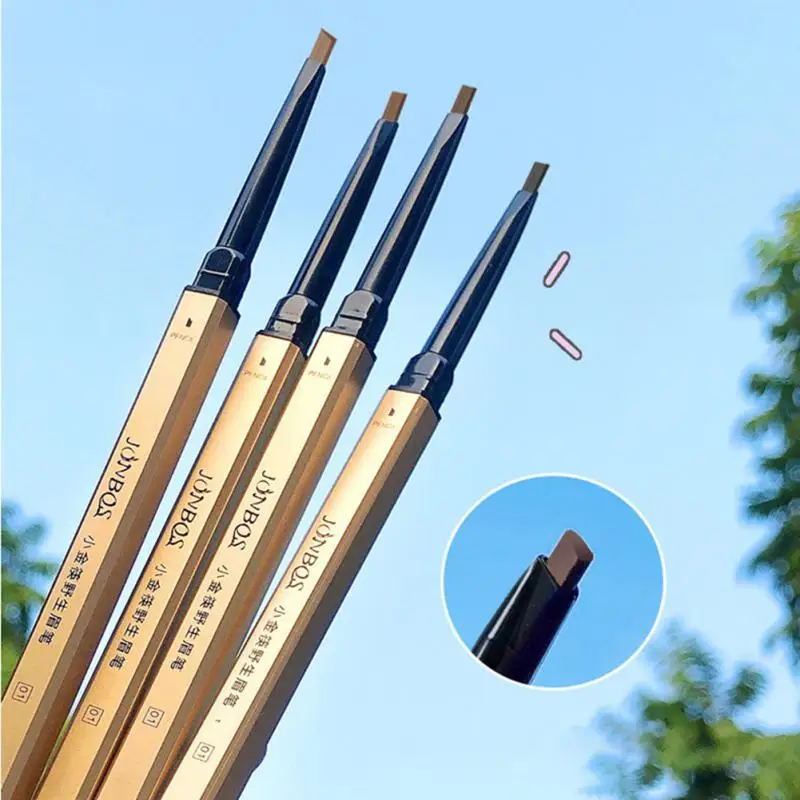 1/3/5PCS Eyebrow Cosmetics Waterproof Not Easy To Decolor Long-lasting Very Thin Eyebrow Pencil Triangle Rotate