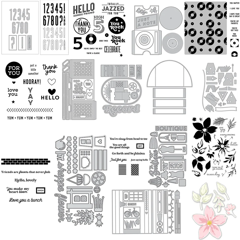 Greatest Hits Metall-Stanzformen, kleines Kistenbündel, Prägestanz für DIY-Kartenherstellung, Scrapbooking, Bastelbedarf
