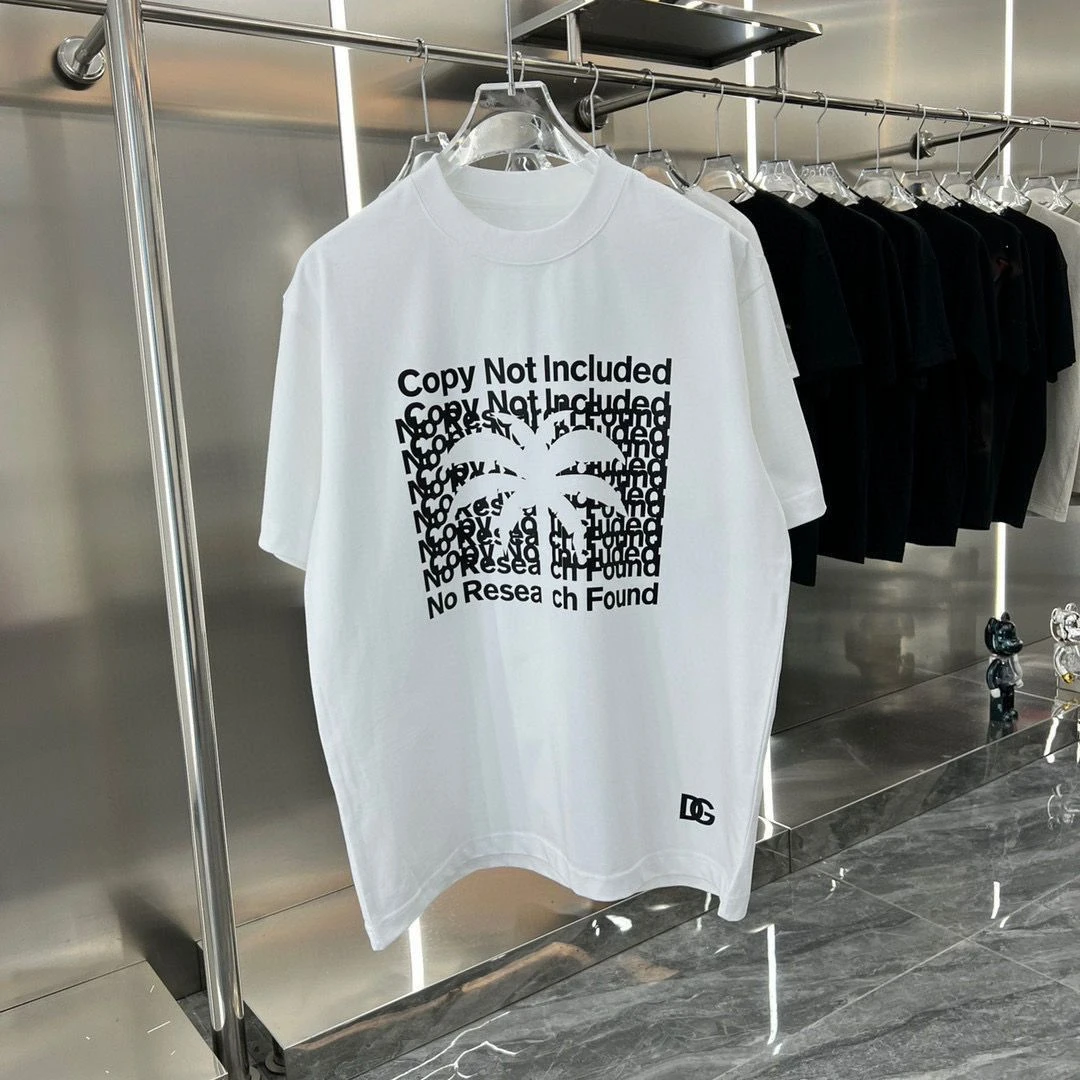 

Fashion Trend Luxury Brand Men's and Women's Tops T-shirt Summer New Cotton Round Neck Printing Loose Casual Short-sleeved Top