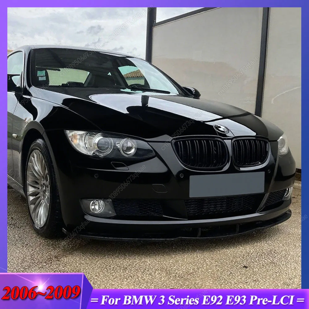 

For BMW 3 Series E92 E93 316i 320i 320d 330i 330d 335i 2006-2009 Pre-LCI Car Front Bumper Lip Splitter Spoiler Tuning Bodykits