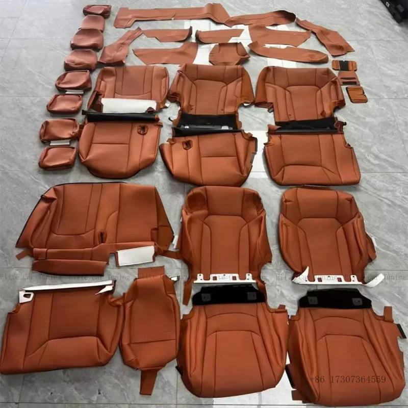 

Customized Car Seat Cover with High-quality Nappa Eco-friendly Leather Suitable for Toyota Ford GMC Chevrolet bmw benz audi