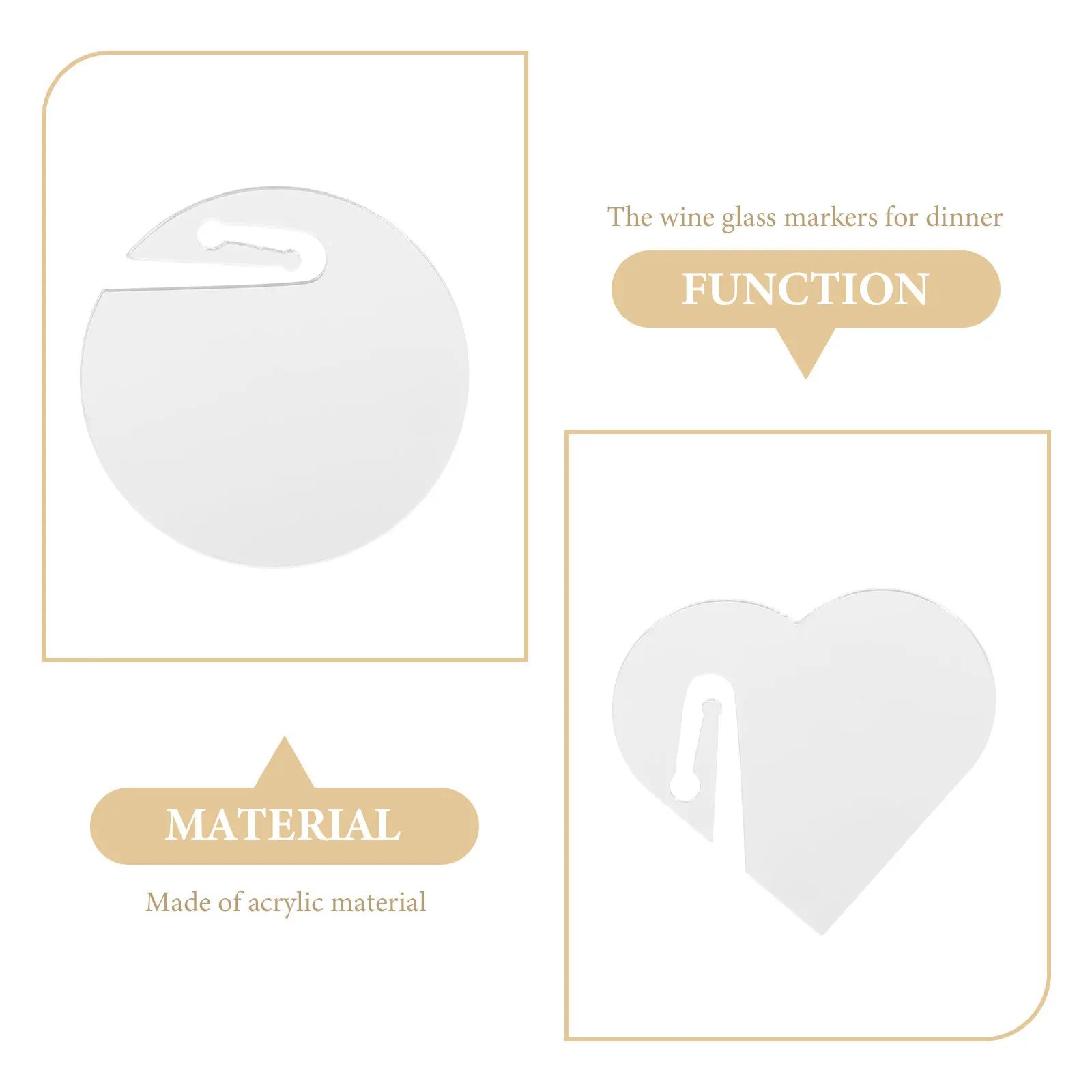

20 Pcs Decorative Drink Tags Stickers Party Supply Supplies Bow Tie Drinks Labels Beverage Mask