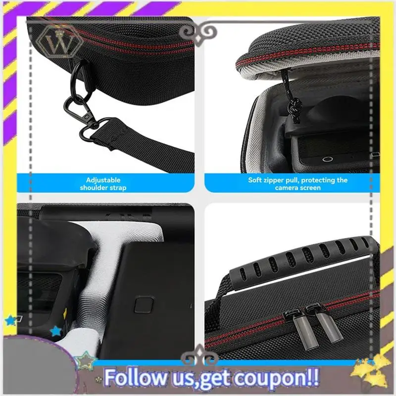 AU33-For DJI OSMO 360 Large Capacity Storage Bag For DJI OSMO 360 Panoramic Camera Portable EVA Storage Bag