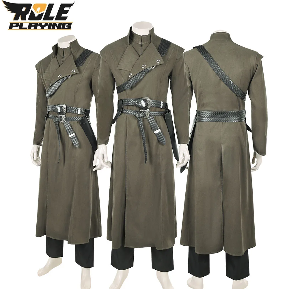 Corlys Cosplay Velaryons Costume Men Fantasy Coat Top Pants Belt Sea Snake Costume Role Clothing Halloween Carnival Party Suit