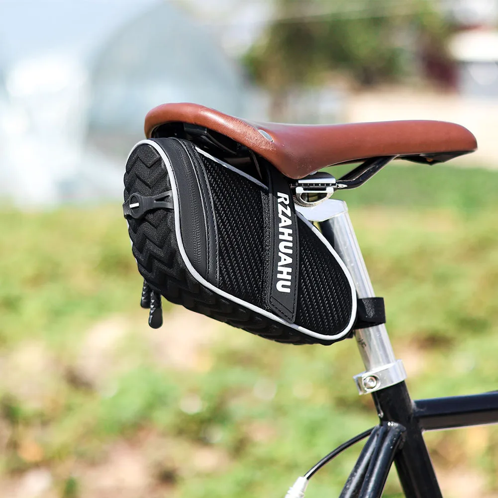 1L المحمولة الدراجة الذيل حقيبة مقاوم للماء الدراجات الخلفية Seatpost حقيبة عاكسة خفيفة الوزن دراجة الخلفية حقيبة الجبلية الطريق الدراجة الملحقات #1