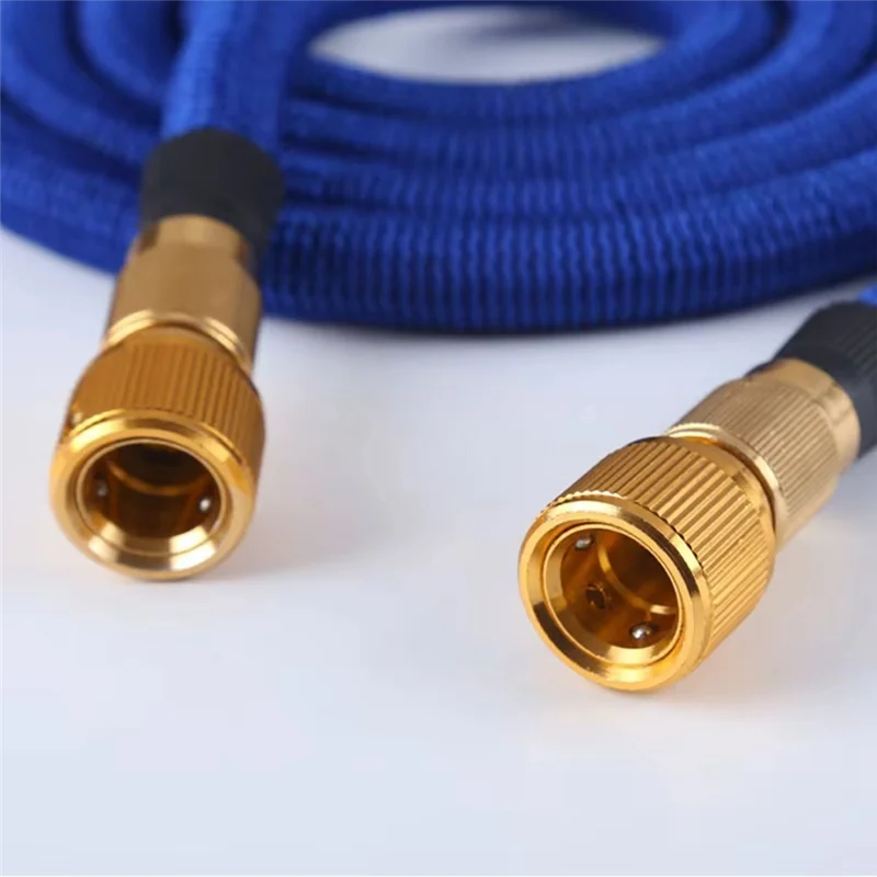 

BAAJ-3X Telescopic TPE Water Hose Copper Plated Household Garden Car Wash Magic Telescopic Pipe