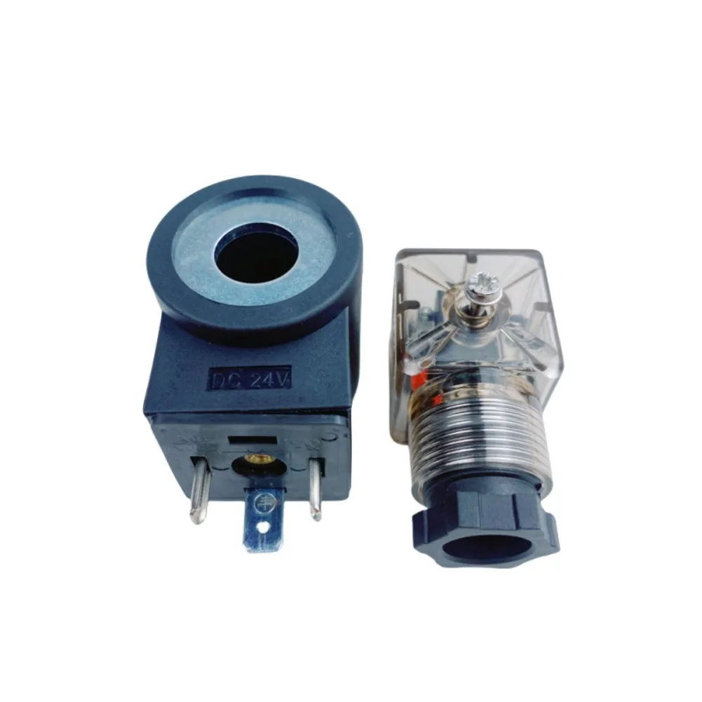 Electric Forklift Hydraulic Solenoid Valve Insertion Coil, Inner Hole 13, Height 37, AC220V DC24V