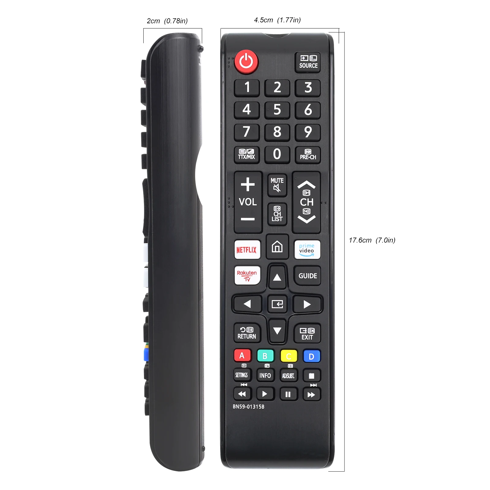 New Universal Remote for All Samsung TV Remote, Replacement Compatible for All Samsung Smart TV, LED, LCD, HDTV, 3D, Series TV