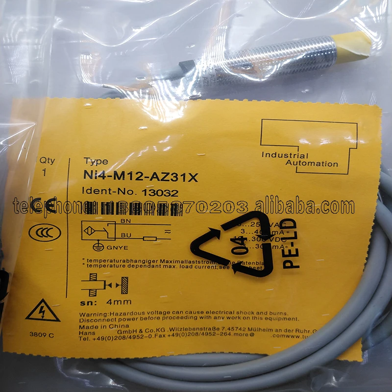 

New Proximity Switch Sensor in Stock NI4-M12-AZ3X/S97/RZ3X High Quality Seller One-year Warranty