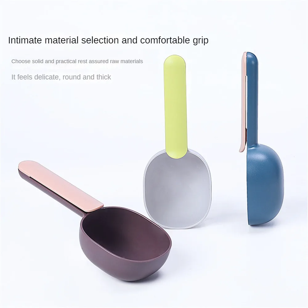 Food Shovel Easy To Clean Flat Bottom Design Comfortable Grip Simple And Practical Design Pet Supplies Pet Food Spoon Durable