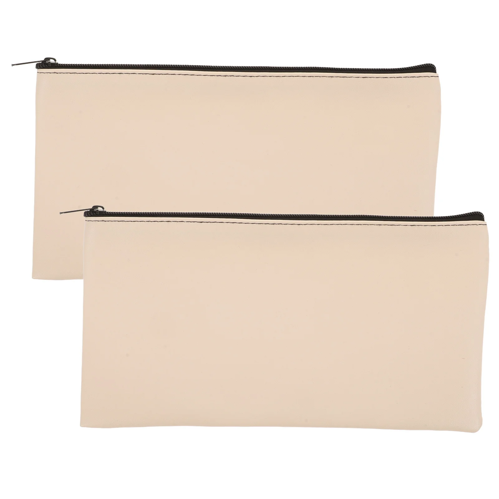 

2 шт. водонепроницаемых органайзера для квитанций из полиуретана, для денег, чеков, документов, счетов, на молнии, для офиса и школы