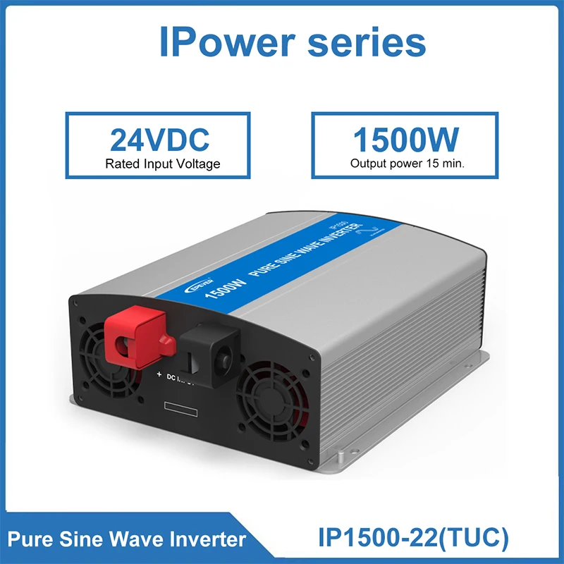 EPEVER 1500W Pure Sine Wave Inverter IP1500-12(TUC) IP1500-22(TUC) Lower No-load Consumption For Solar System Applications