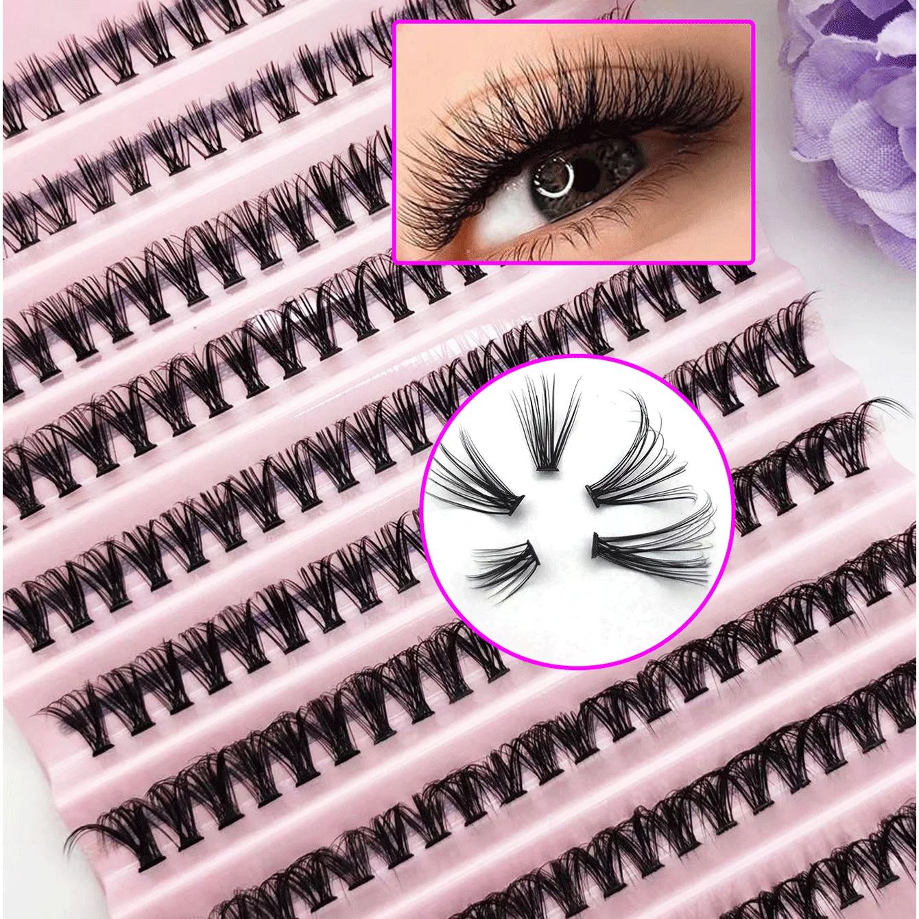 DIY Large Capacity Hair, Natural and Thick Style, 30P/40P Can Be Matched at Will