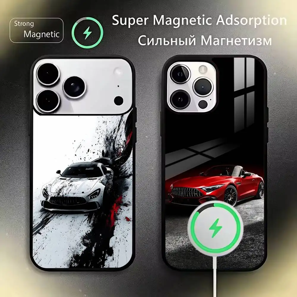 luxury sports car GT 63 Phone Case For iPhone 17,16,15,14,13,12,11Plus,Pro,Max for Magnetic Wireless Charging