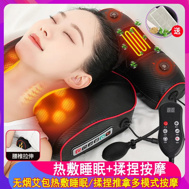 

Одна штука отправляется от имени покупателя, оптовой продажи, массажер для шейного отдела позвоночника, массажная подушка для разминания плеч и шеи, талии h.