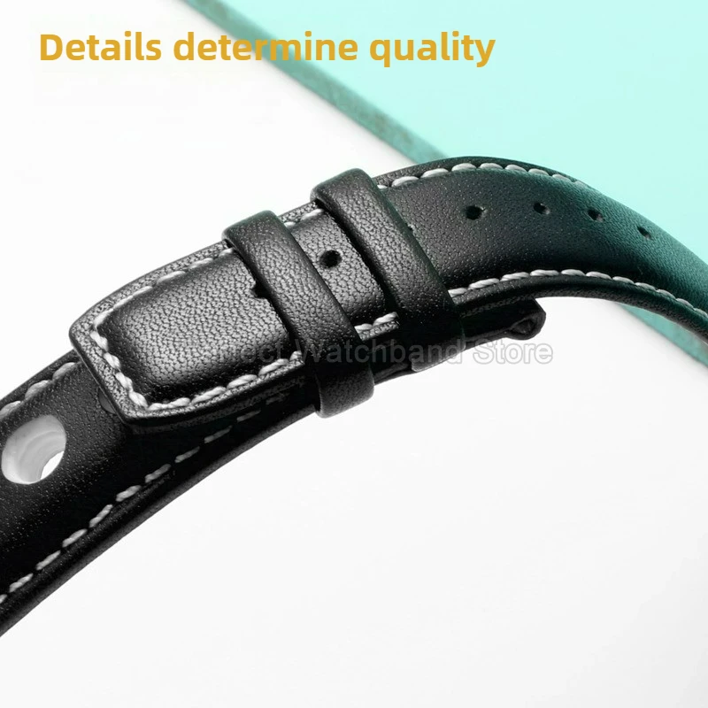 مشبك قابل للطي 20 مللي متر لتيسو T-Race PRS516 T044430A T044614A T044417A حزام الساعات جلد البقر المثقوب مرن مريح