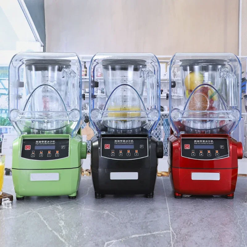 1800ML Smoothie machine Commercial juicer multifunctional high-horsepower milk tea shop dedicated with cover ice breaker