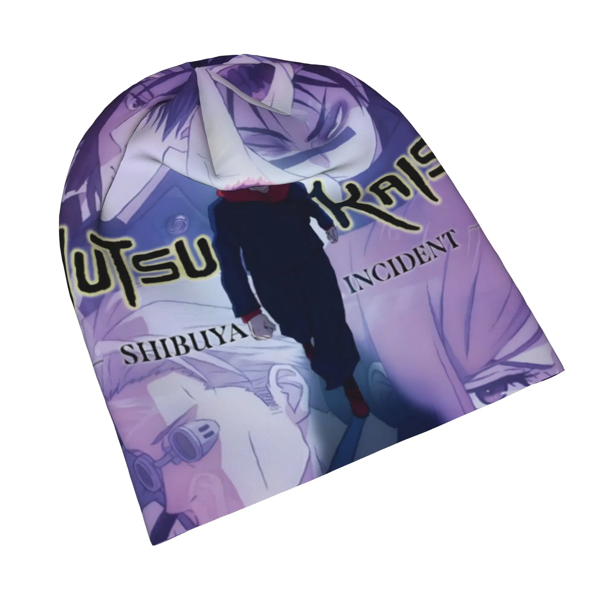 1 Piece Hat Jujutsu Kaisen Autumn Spring Caps For Men Women  Skullies Ski Caps Soft Bonnet Hats