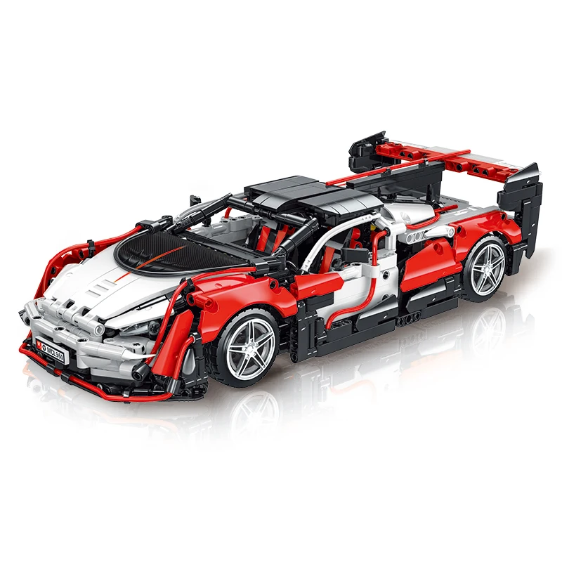 1529pcs Mork Technical McLarened Sabre Super Racing Car Building Blocks Model MOC Kit Bricks Toy for Kid Boys Gifts 023010