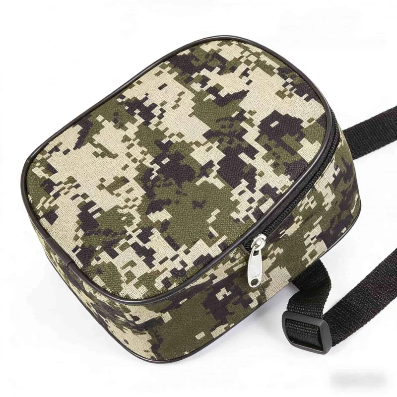 Camouflage fishing gear small bag, lure rod bag, accessory bag, fishing reel bag, outdoor fishing equipment storage bag, multifu
