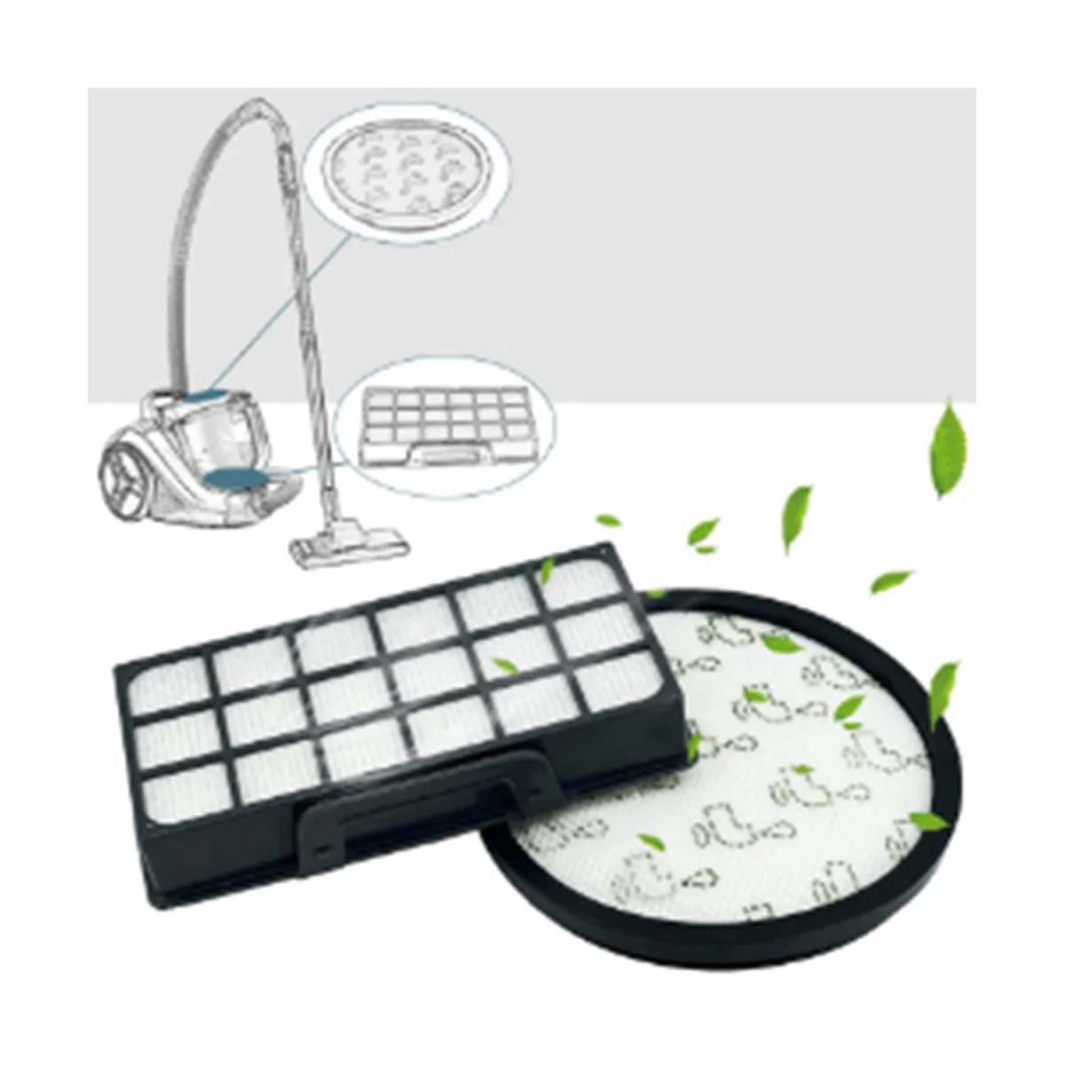 

Для фильтра для RO7611 RO7634 RO7623 Аксессуары для пылесосов ZR903701-HIM