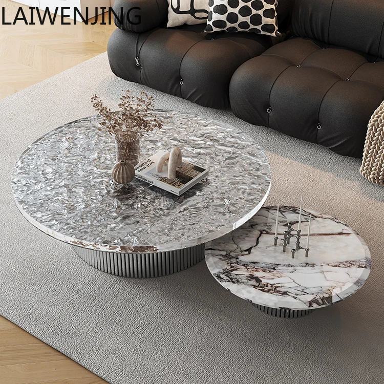

SGF coffee table combination modern simple round acrylic creative round table