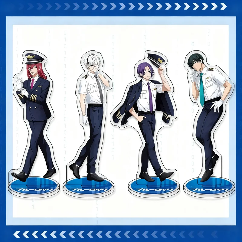 โมเดลอะคริลิคตั้งโต๊ะ อนิเมะ BLUE LOCK อิซากิ โยอิจิ บาชิระ นางิ กัปตัน คอสเพลย์ ของตกแต่ง ของสะสม อุปกรณ์ประกอบฉาก