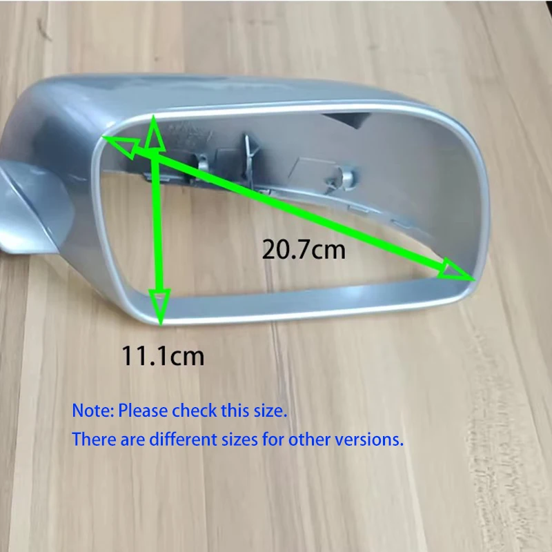 For Volkswagen VW Polo 2002-2005 Car Outside Reverse Mirror Cover Cap Wing Door Side Mirrors Housing Shell Color Painted NEW