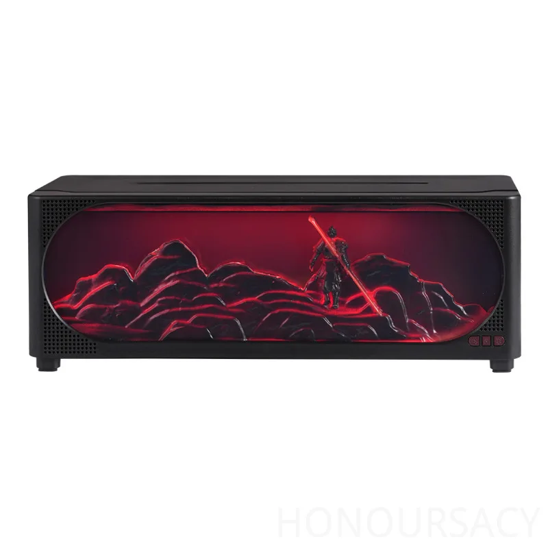 

HIFI стерео сабвуфер умный цифровой дисплей Bluetooth5.0 динамик окружающий свет ароматерапия увлажнитель RGB красочные будильники