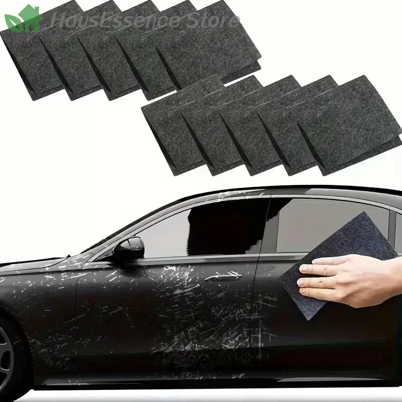 ※5pcs NanoMagic Car Scratch Remover Cloth Multipurpose Scratch Nanomagic Cloth High Quality Durable Practical for Daily