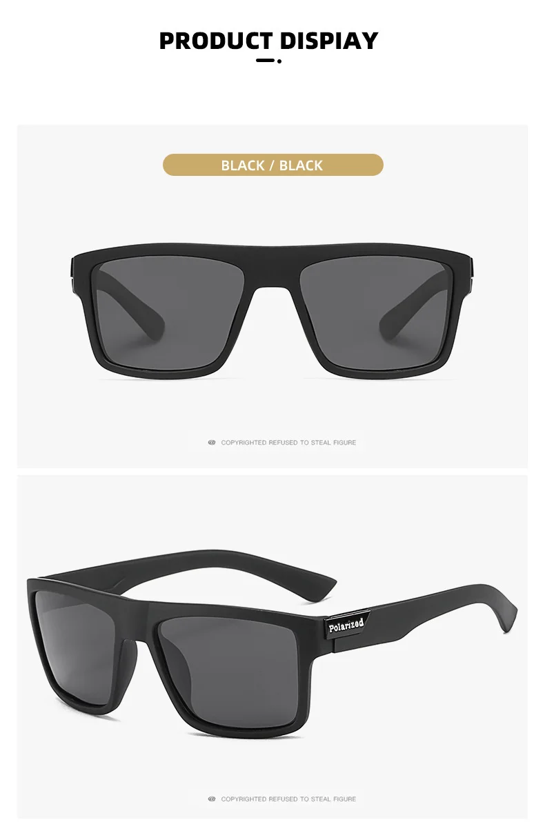 Marke polarisierte Angeln Laufen Männer Sonnenbrille UV400 HD Vision Radfahren wind dichte Mode Brille Tac Linse Vintage-Stil UV400 – Detail 5