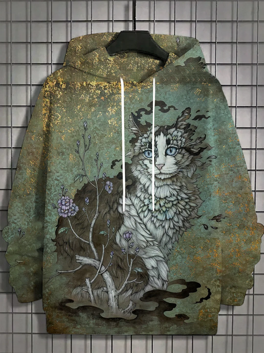 Funny Japanese Cat style kitten  3d printedmen\'s hoodie Autumn New fun hoodie men\'s hoodie casual fashion hoodie sweatshirt